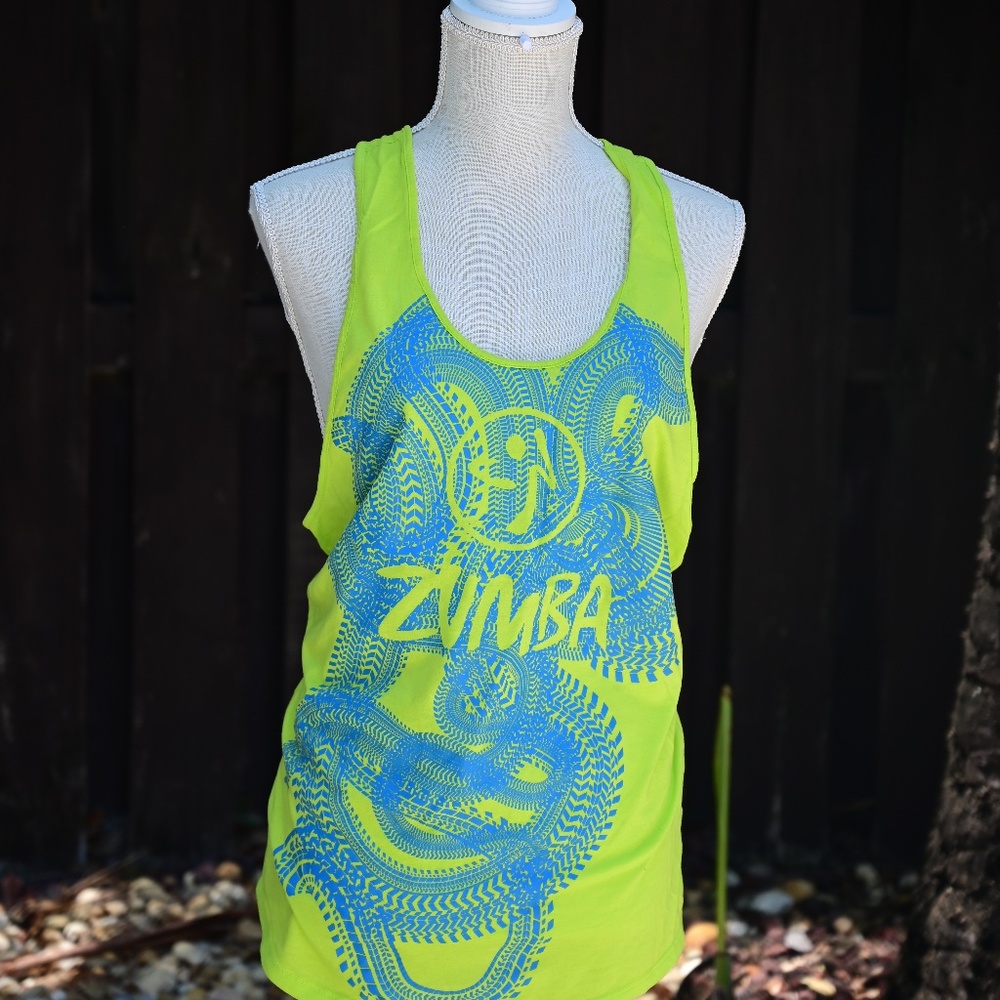 Oversize Zumba Green Tank